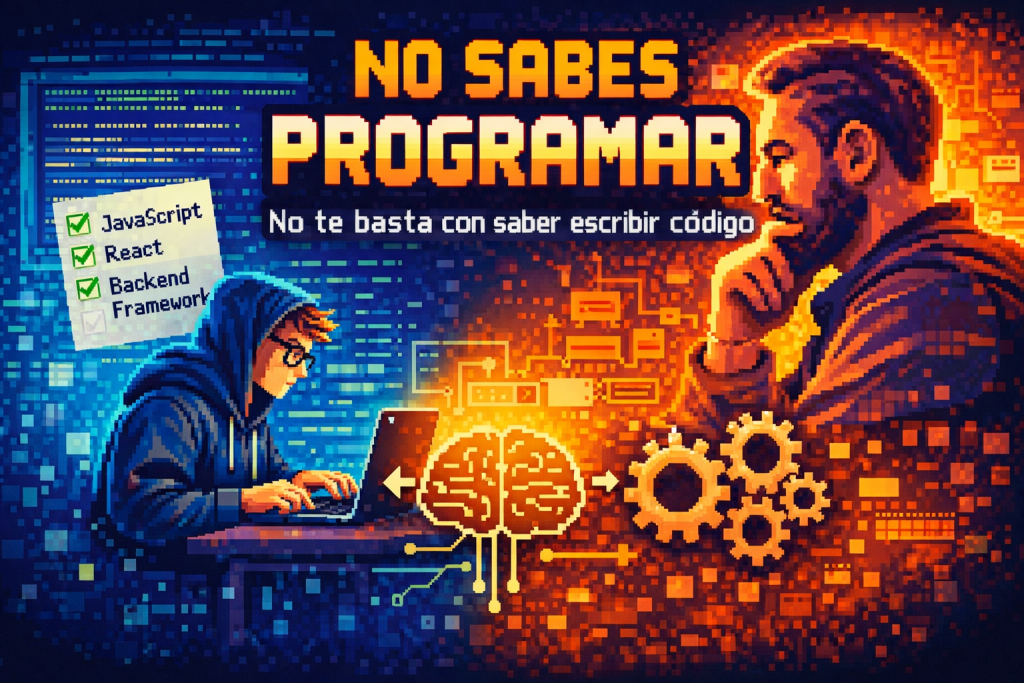Imagen de la newsletter Aprender un lenguaje no te hace programador