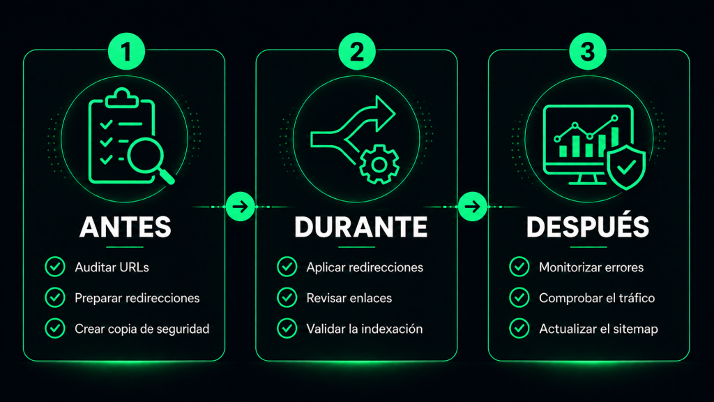 Pasos y checklist migracion seo